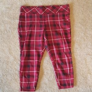 Plaid Crop Pants